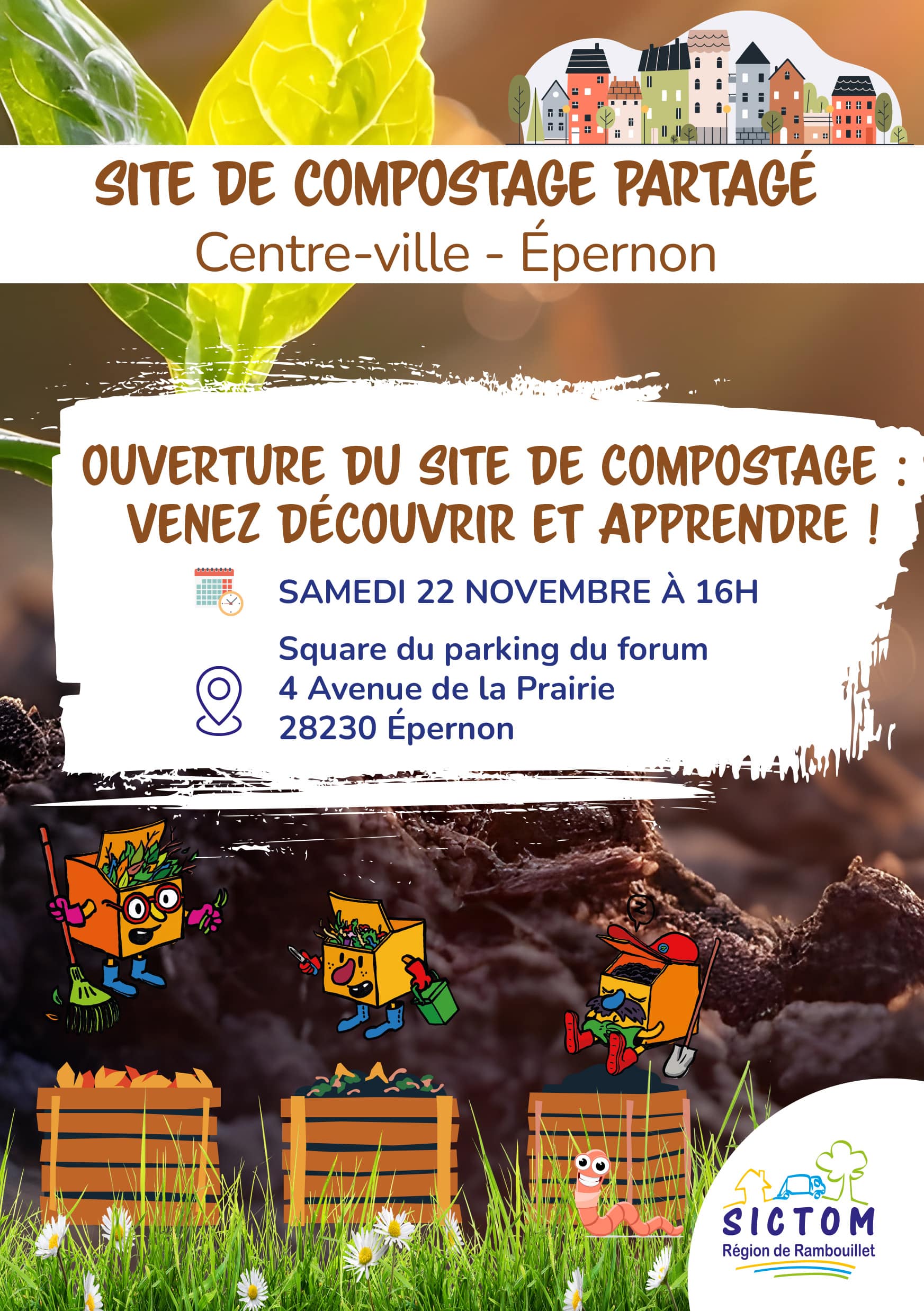Affiche-inauguration-compostage-partagé-Centre-ville-Epernon-1