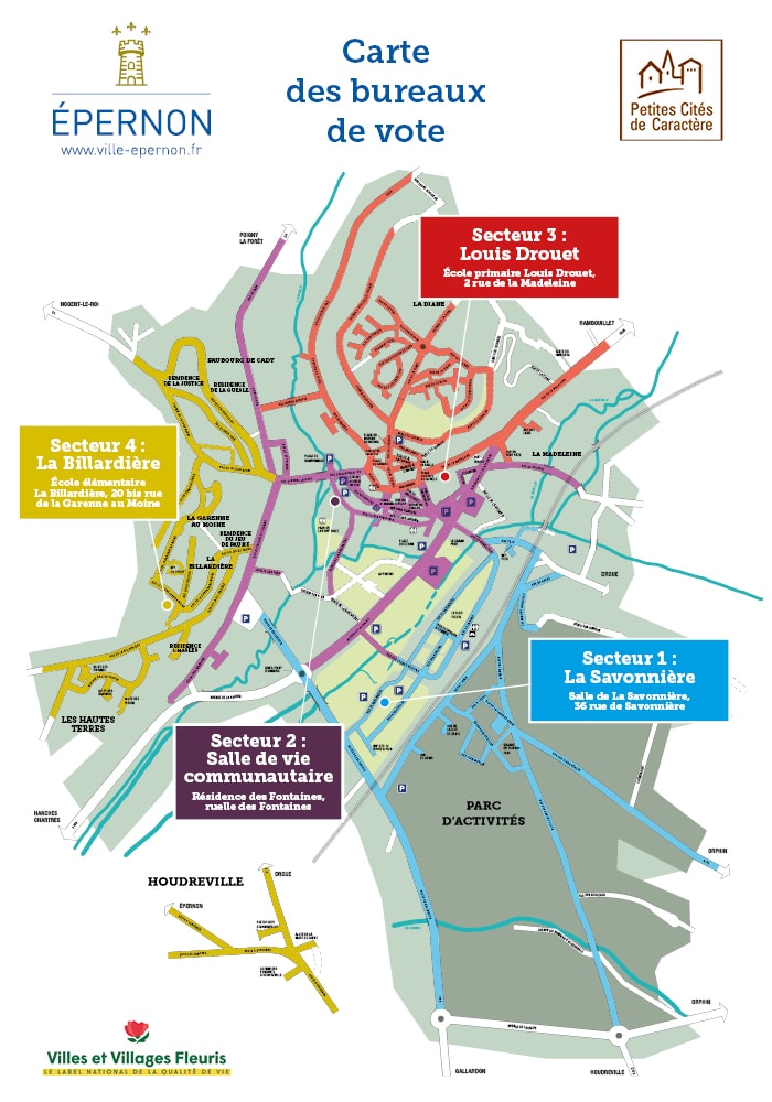 carte bureaux de vote 2026