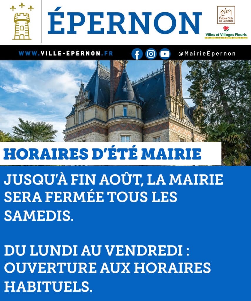 mairie fermee les samedis